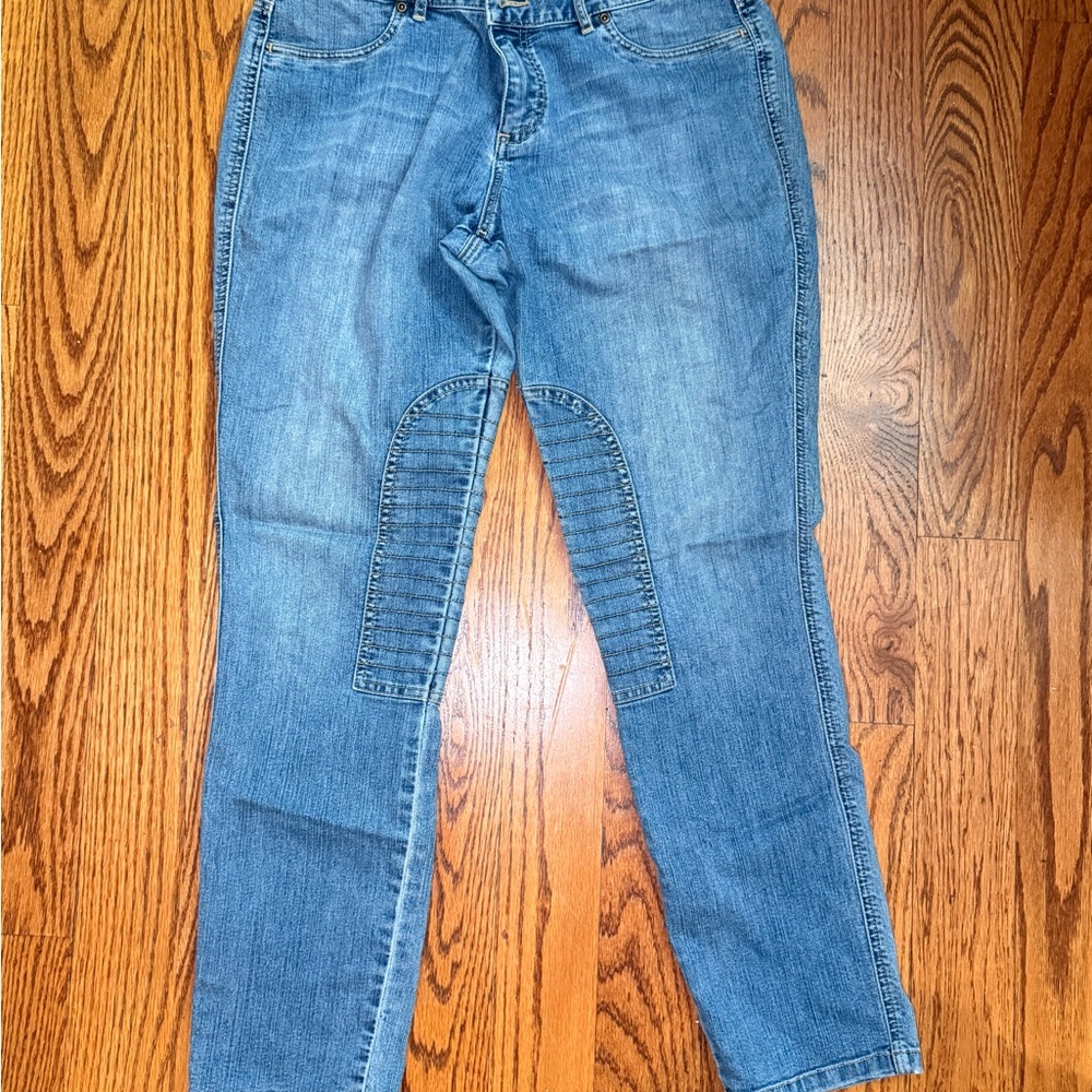 New York & Company Light Blue Skinny Jeans